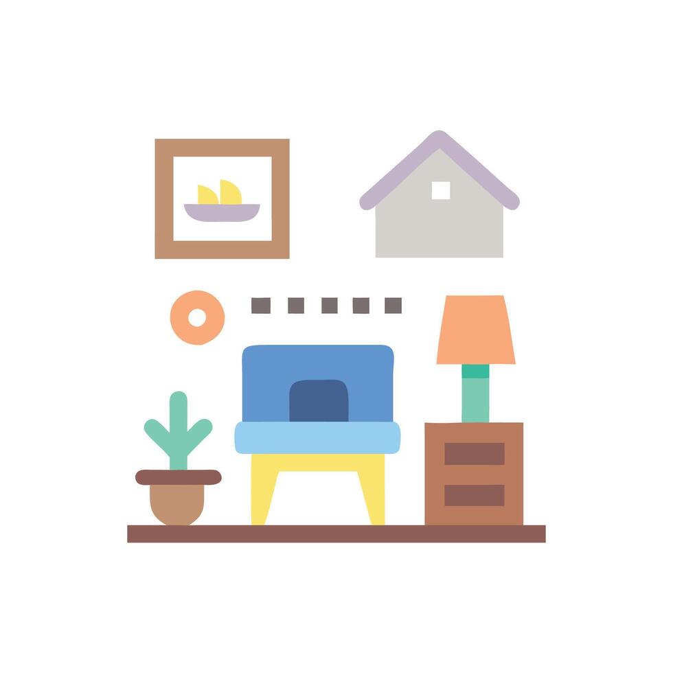 Creative Home Staging Icon for Design vector