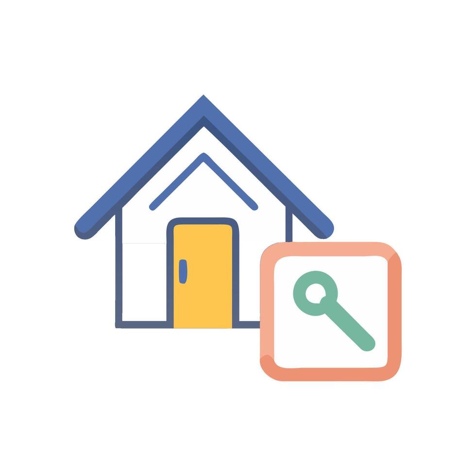 Open House Icon for Real Estate vector