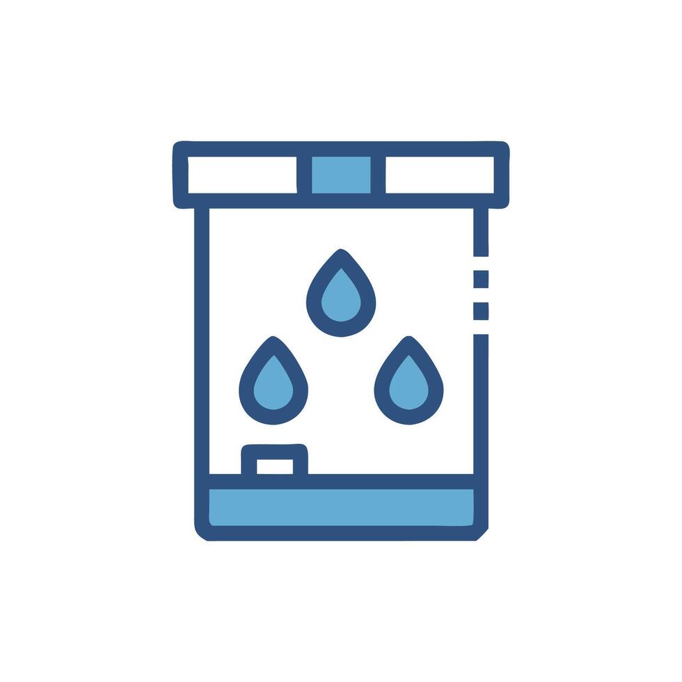 Unique Rainwater Collection Icon for Sustainability vector