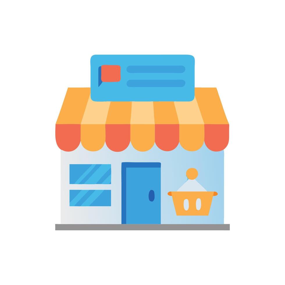 Creative Retail Store Icon vector