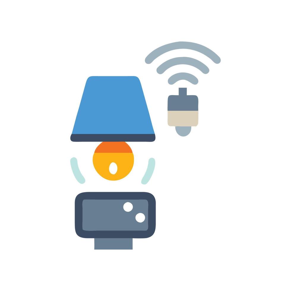 Smart Lighting Icon for Home vector