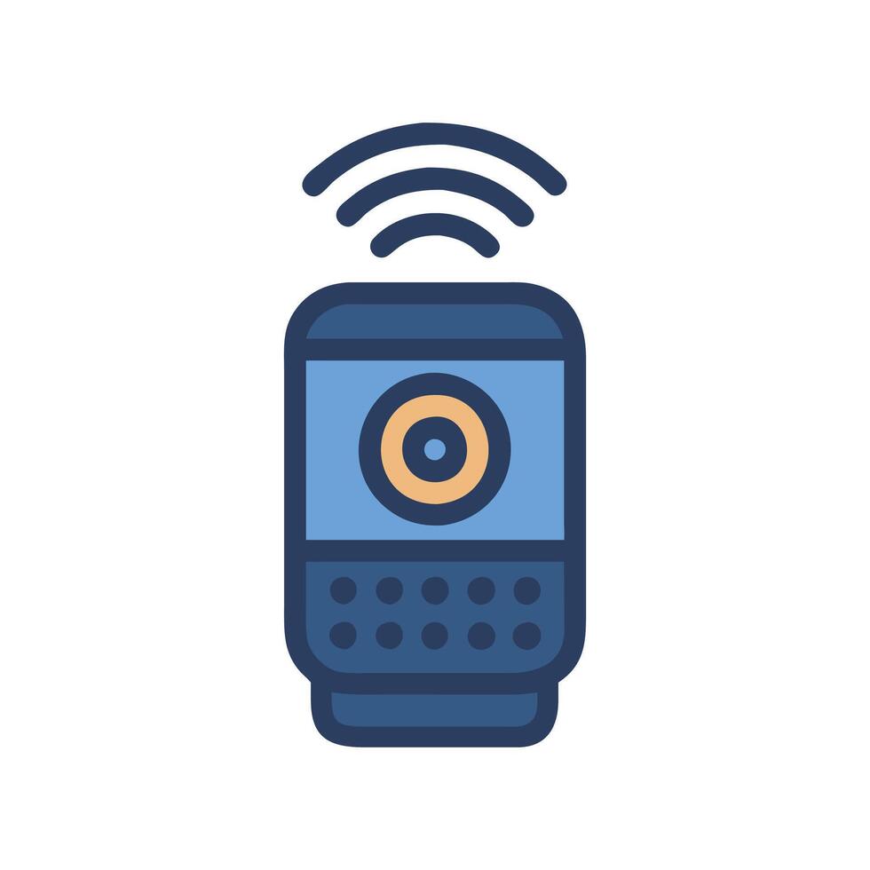 Stylish Smart Speaker Icon vector