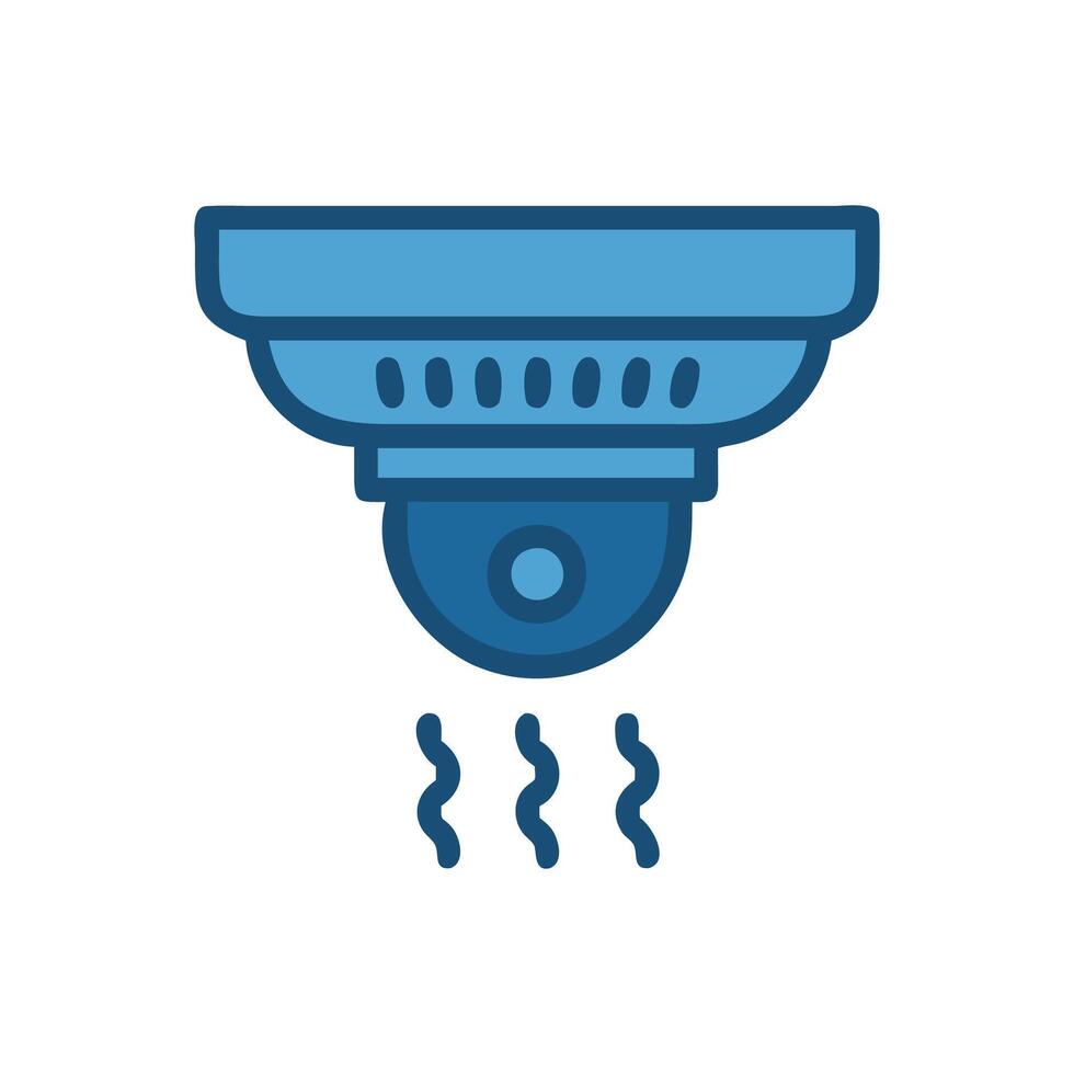 Smoke Detector Icon for Safety vector