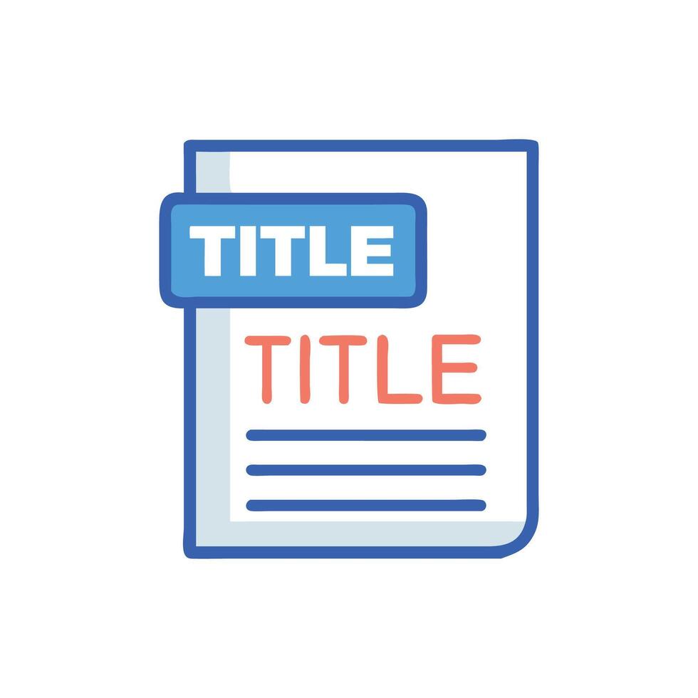 Title Insurance Icon for Security vector