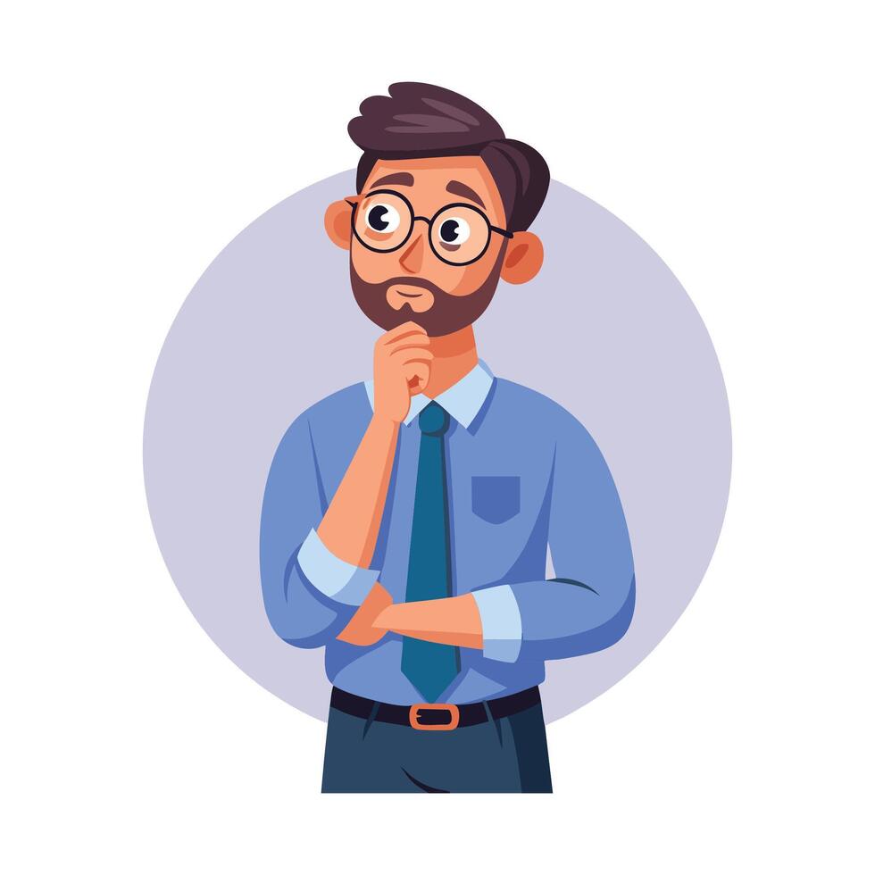 Teacher Featuring Eyebrow Raise for Interaction vector