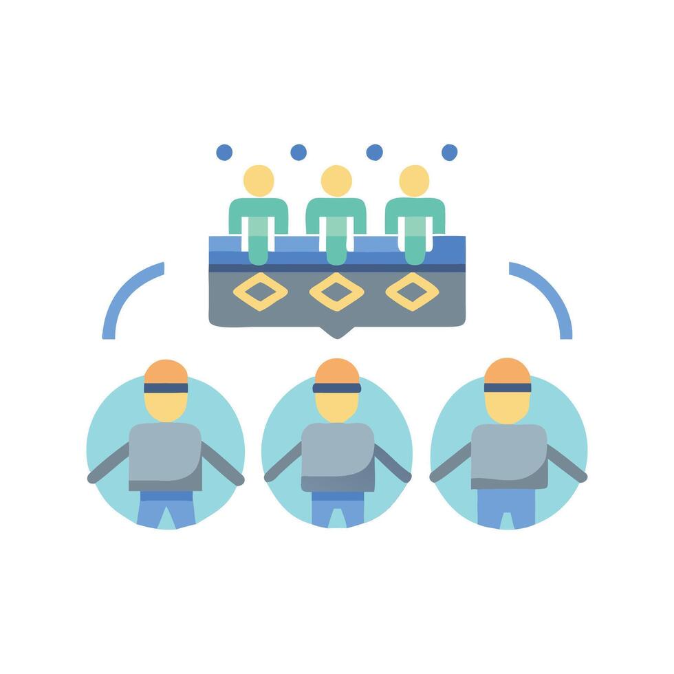 Versatile Virtual Band Graphic for Various Applications vector