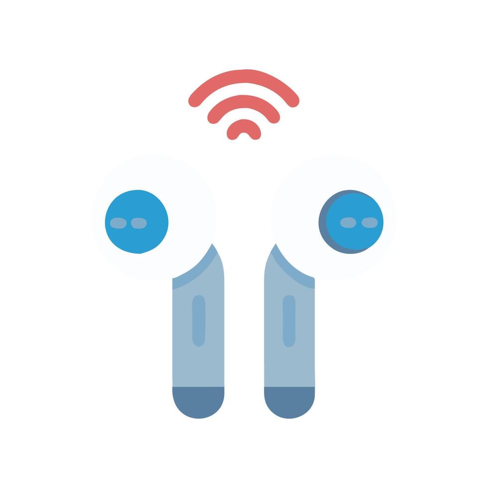 Stylish Wireless Earbuds Graphic for Creatives vector