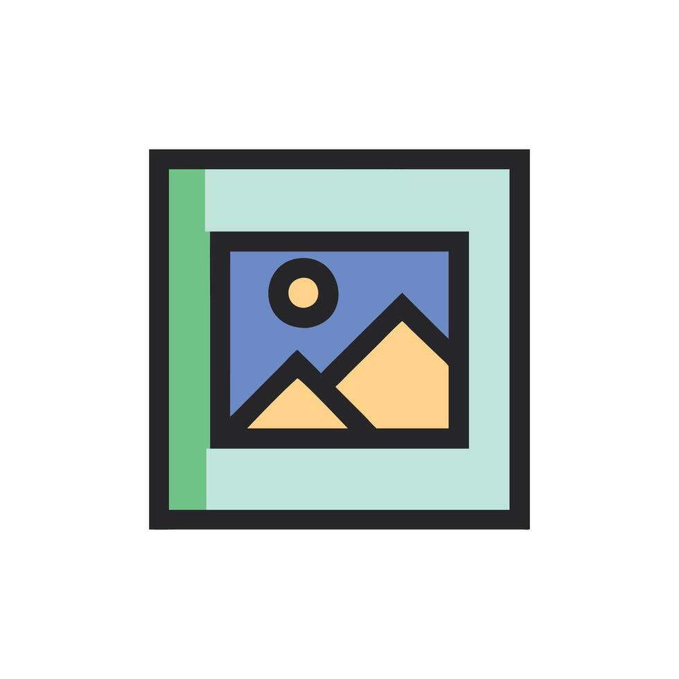 Album Cover Icon for Music vector