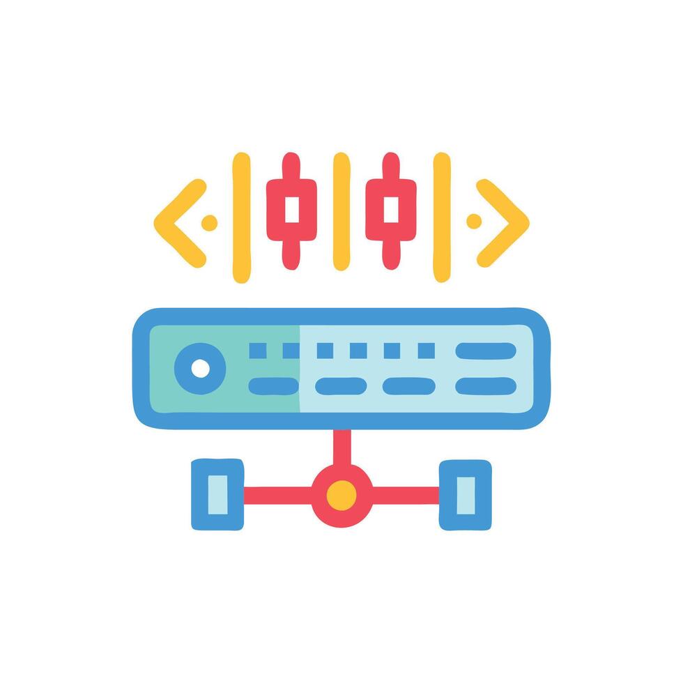 Creative AutoTune Icon Design vector