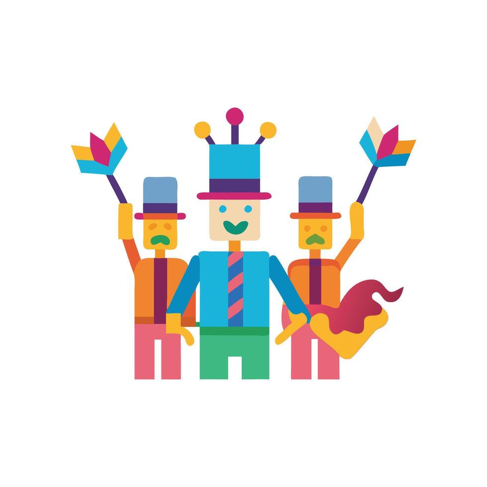 Modern Carnival Parade Icon for Fun vector