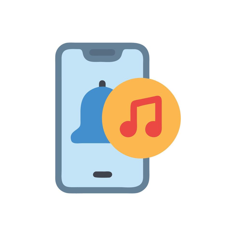 Creative Custom Ringtone Icon Design vector