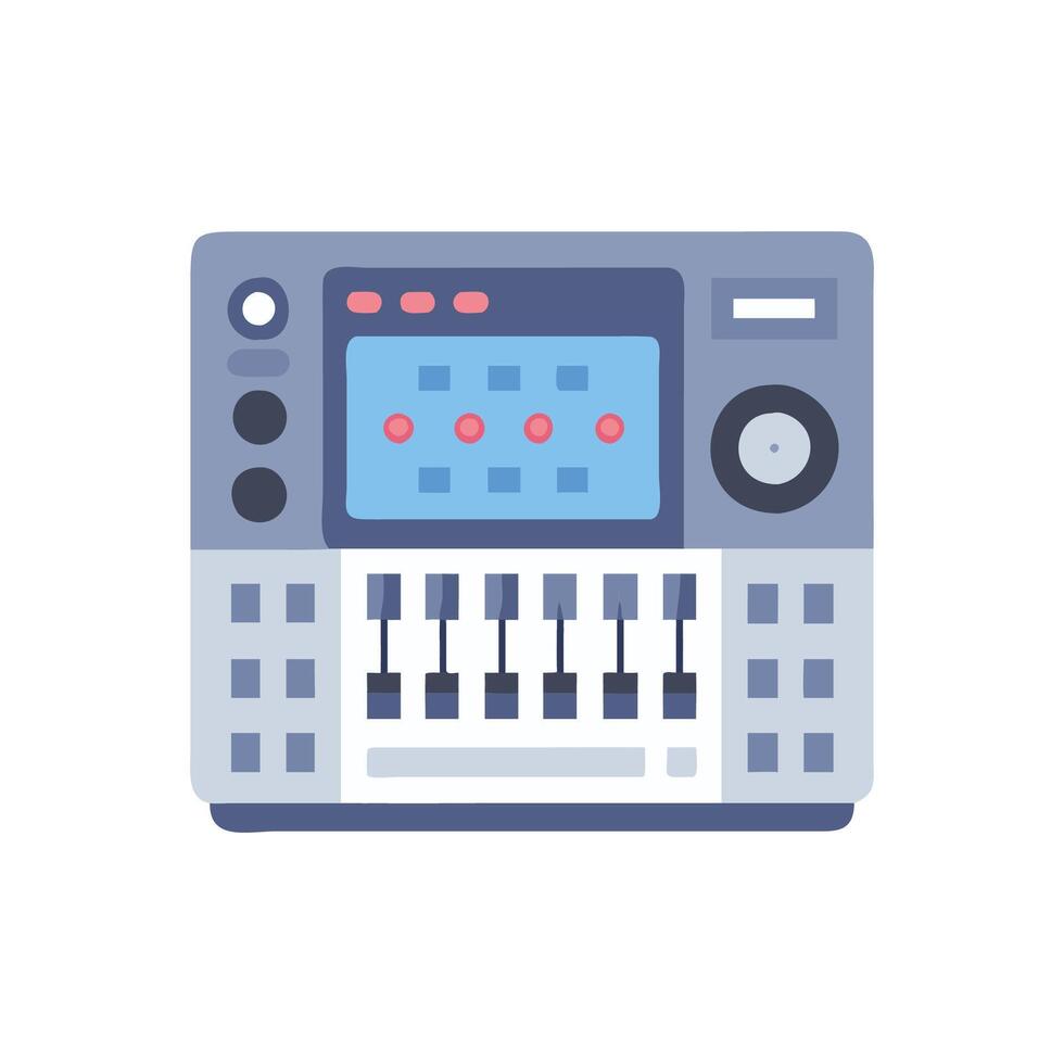 Digital Audio Workstation Icon for Production vector