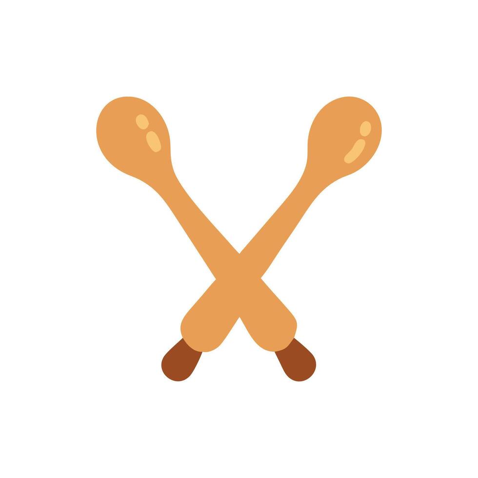 Creative Drumsticks Icon Design vector