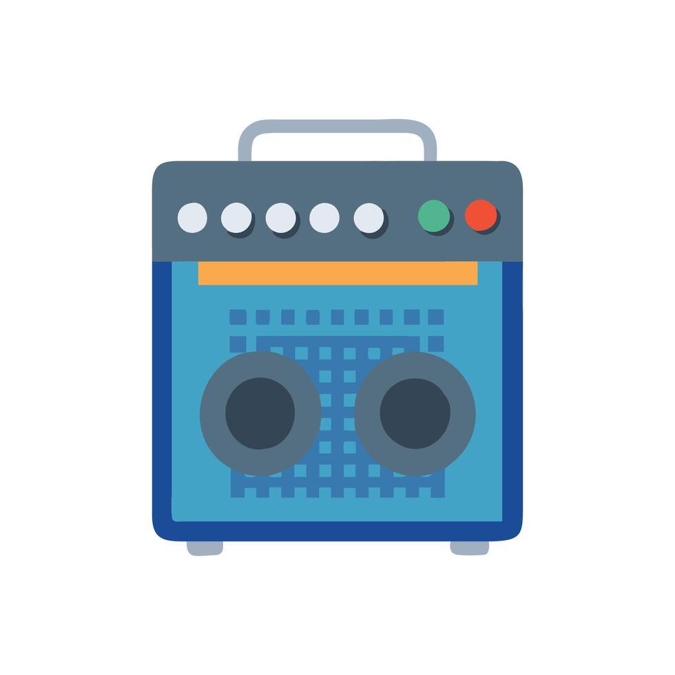 Guitar Amp Icon for Musicians vector