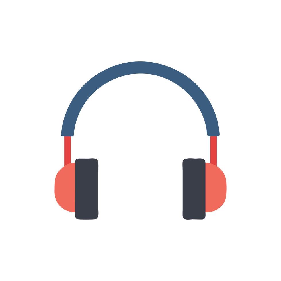 Headphones Icon for Musicians vector