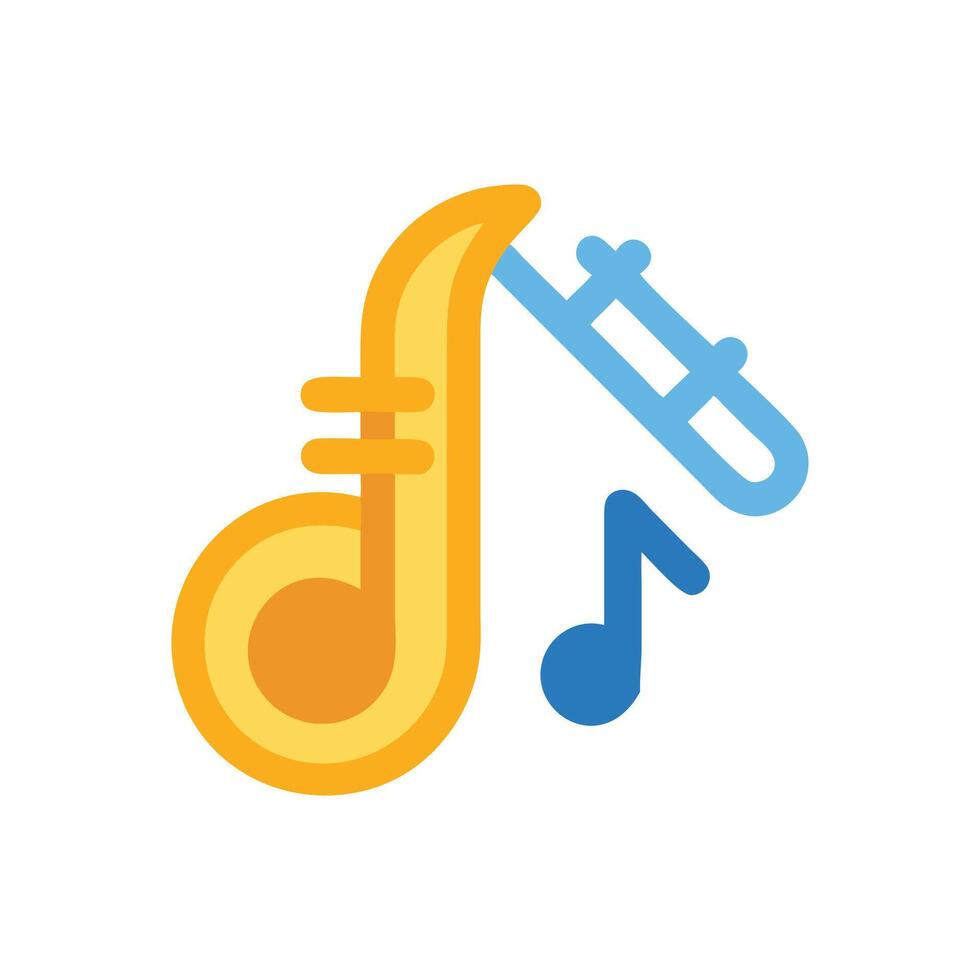 Jazz Music Icon for Genre vector