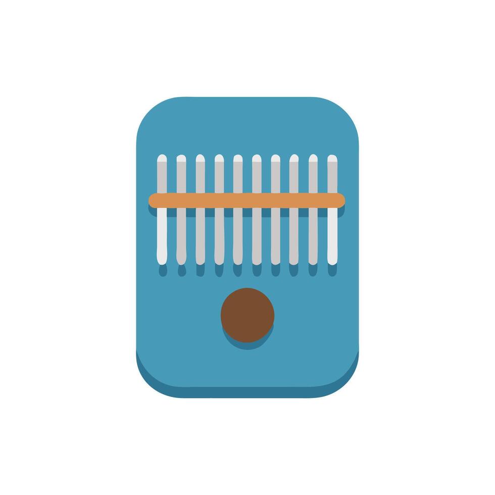 Kalimba Icon for Music Lovers vector