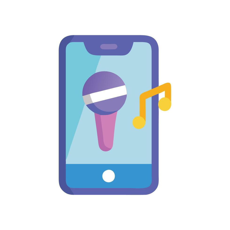 Creative Karaoke App Design vector