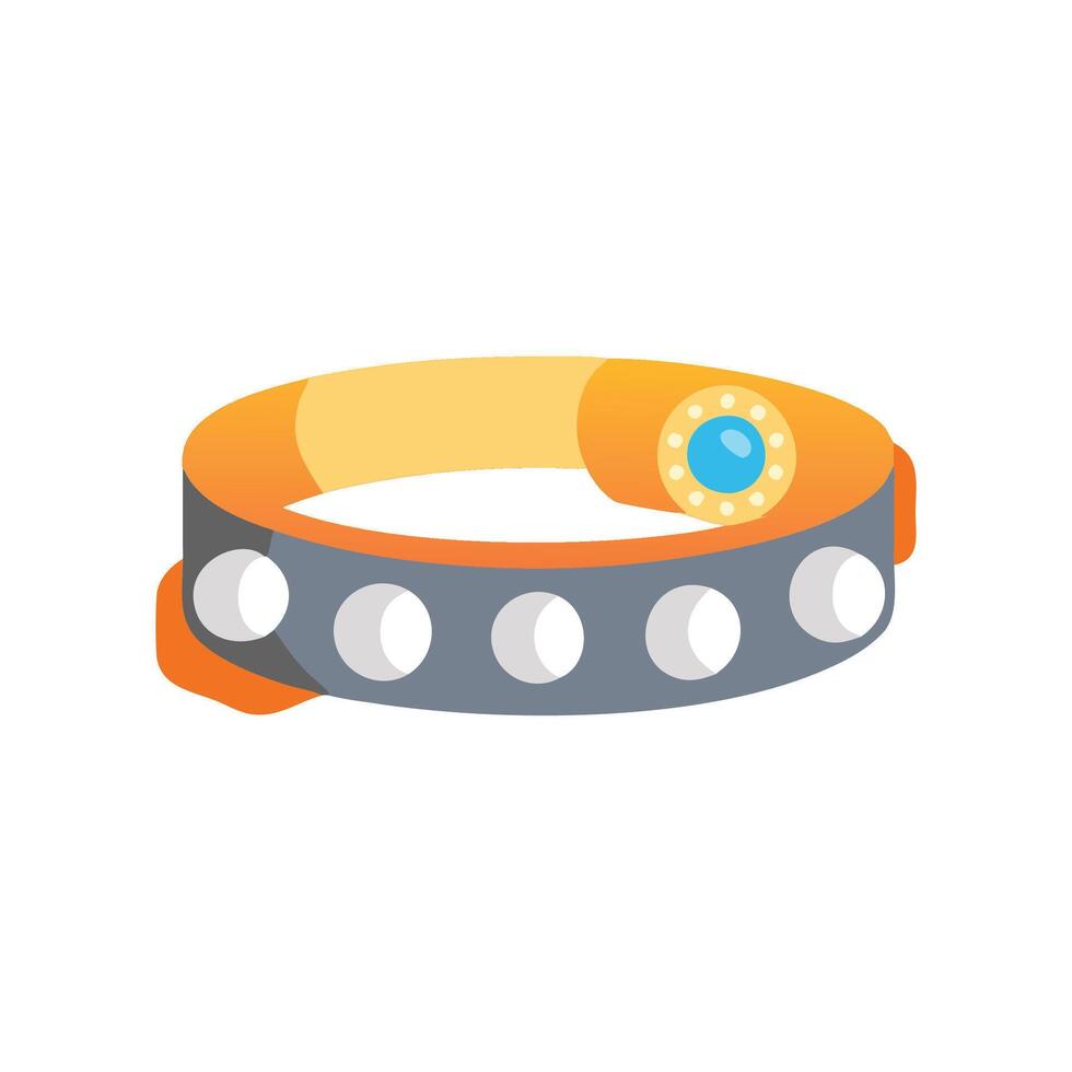Dynamic LED Concert Bracelet Icon Design vector