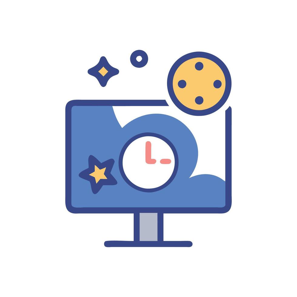 Creative Late Night Show Design vector