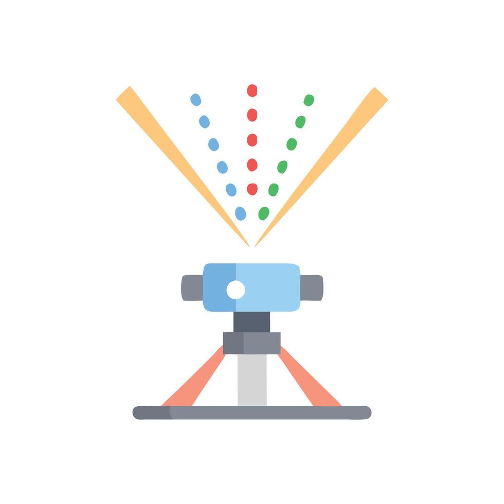 Stylish Laser Show Illustration vector