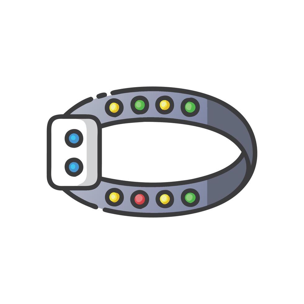 Stylish LED Concert Bracelet vector