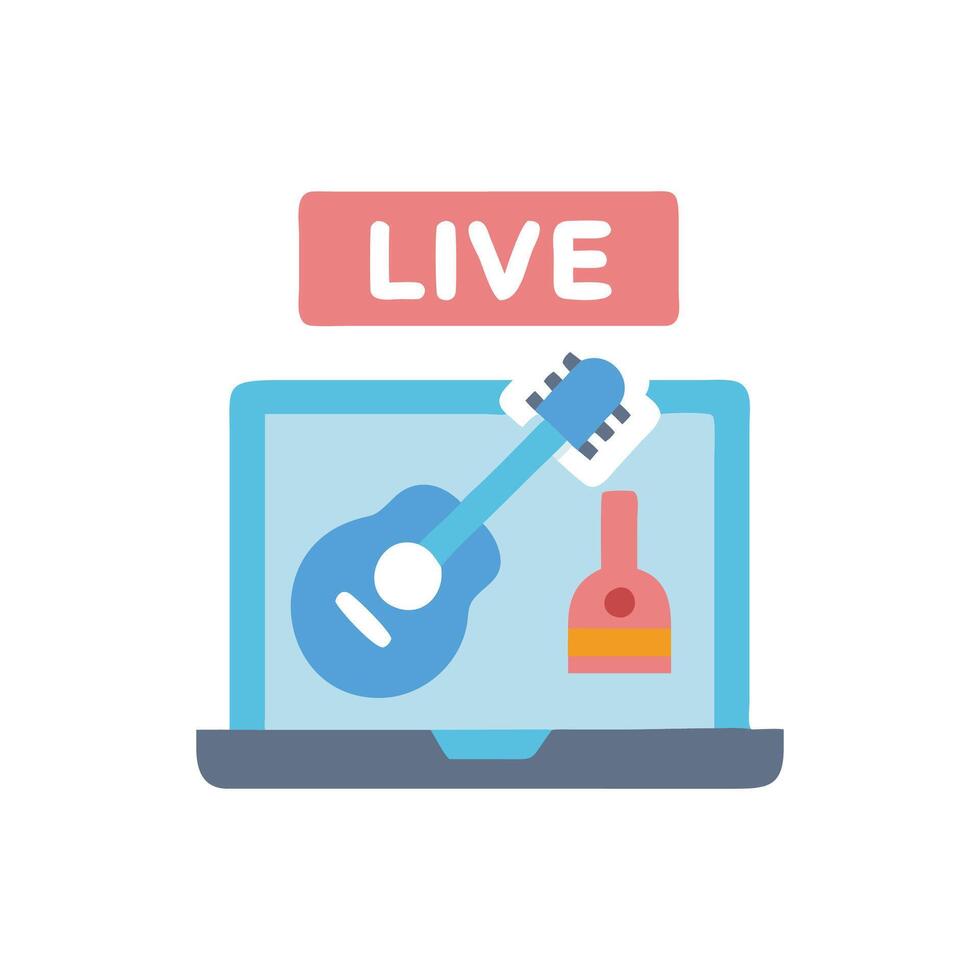Creative Live Acoustic Performance vector