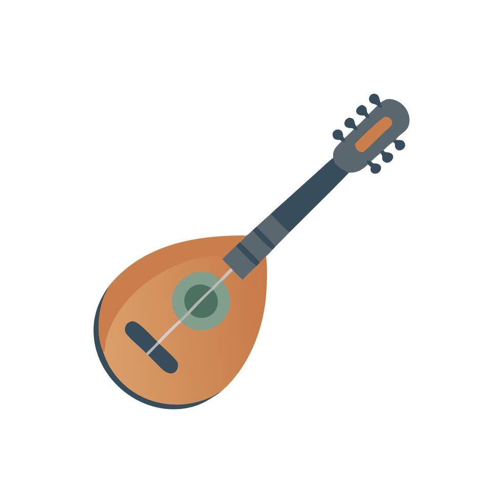 Mandolin Icon for Music Lovers vector