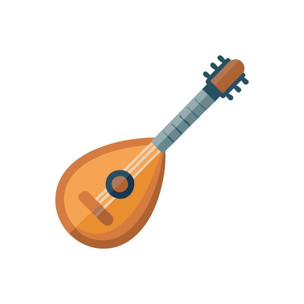 Creative Mandolin Illustration vector