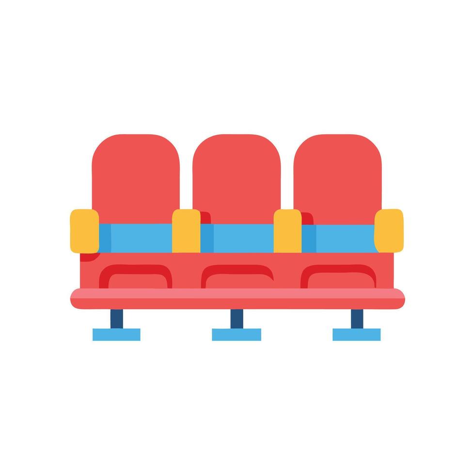 Icon for Movie Theater Seating Layout vector