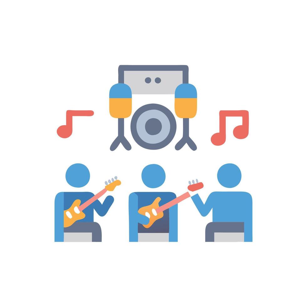 Icon for Band Rehearsal Sessions vector