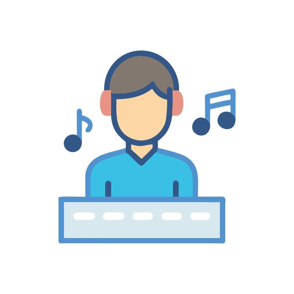 Icon for Music Composition and Creation vector