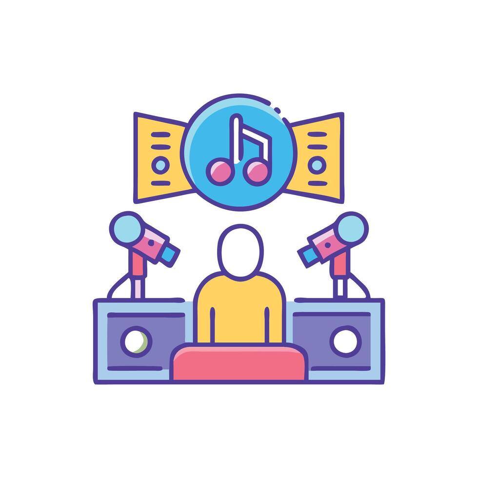 SVG Icon for Music Reality Shows vector