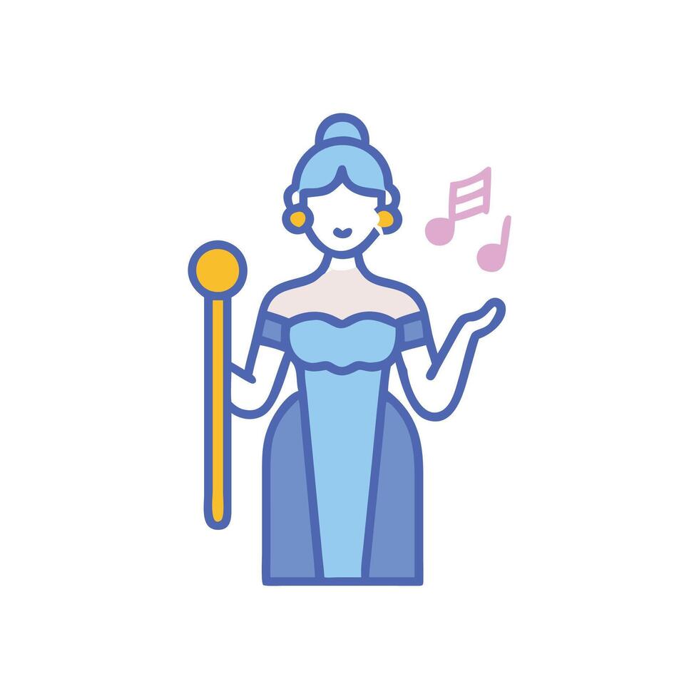 SVG Icon for Opera Singers vector