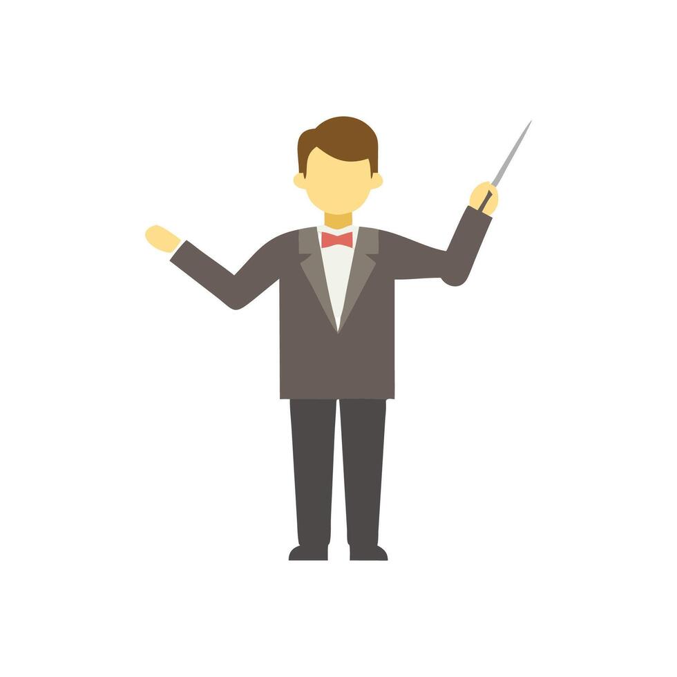 SVG Icon for Orchestra Conductors vector