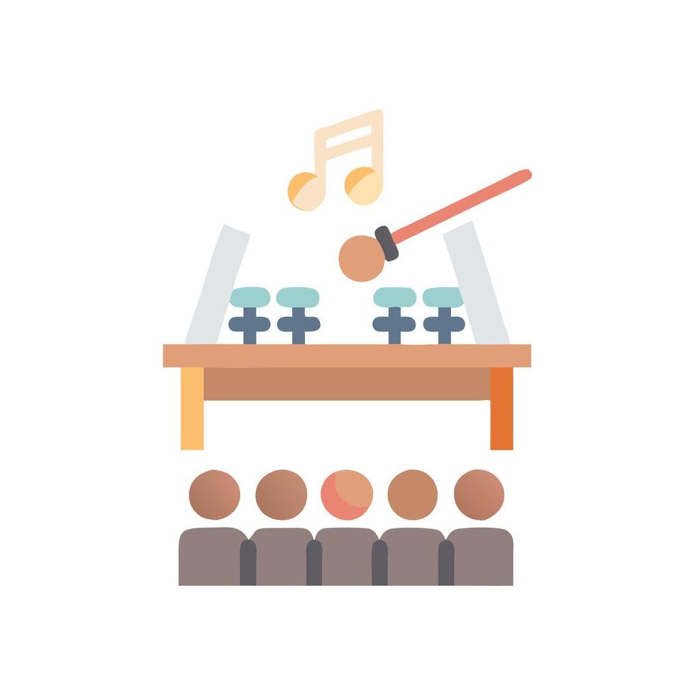 SVG Icon for Orchestra Pits vector
