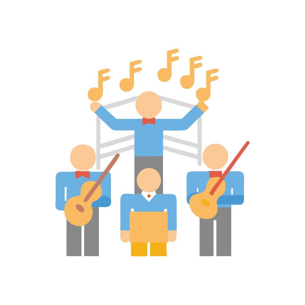 SVG Icon for Orchestra Groups vector