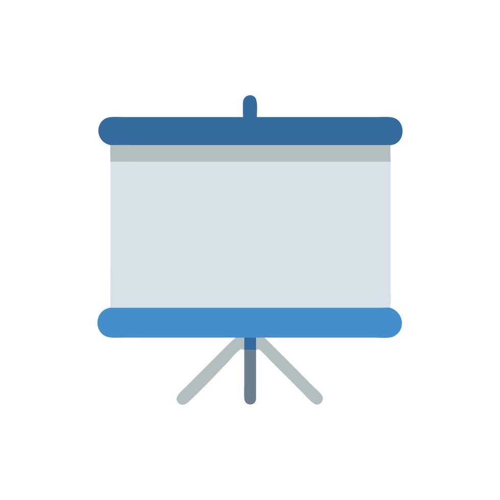 Projection Screen Icon for Film Viewing vector