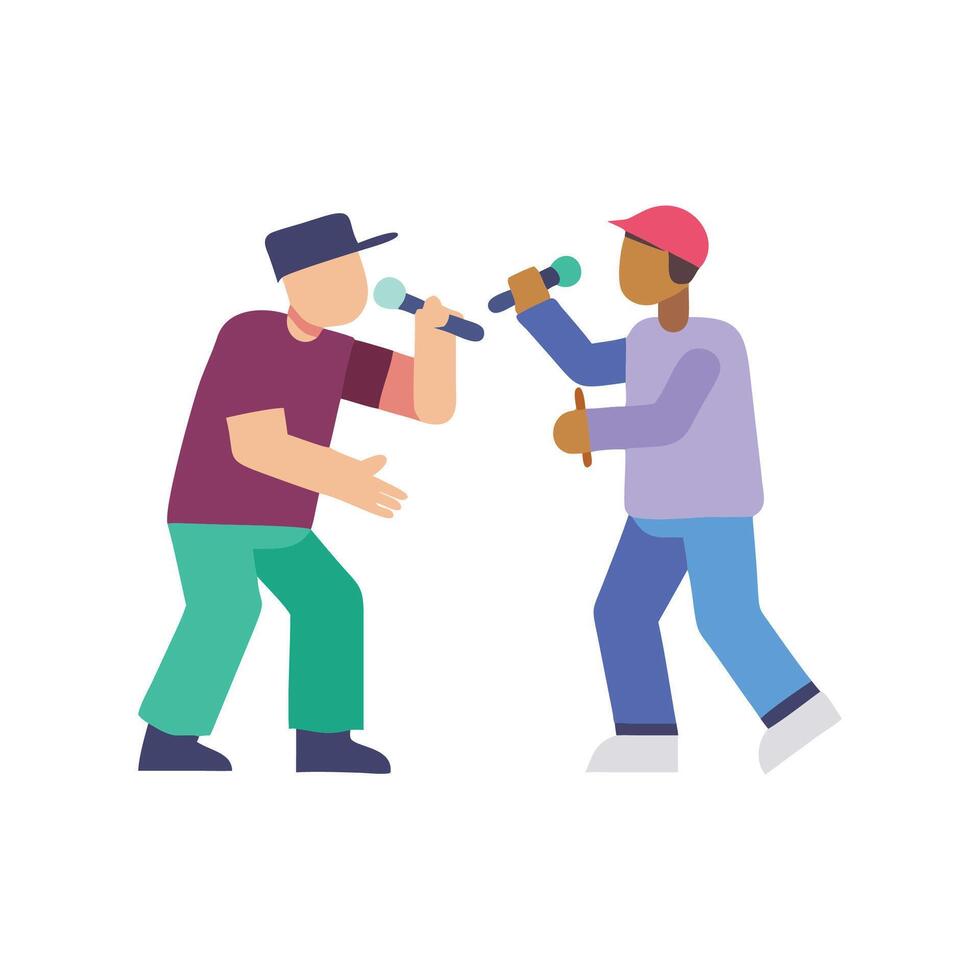 Rap Battle Icon for Music Competitions vector
