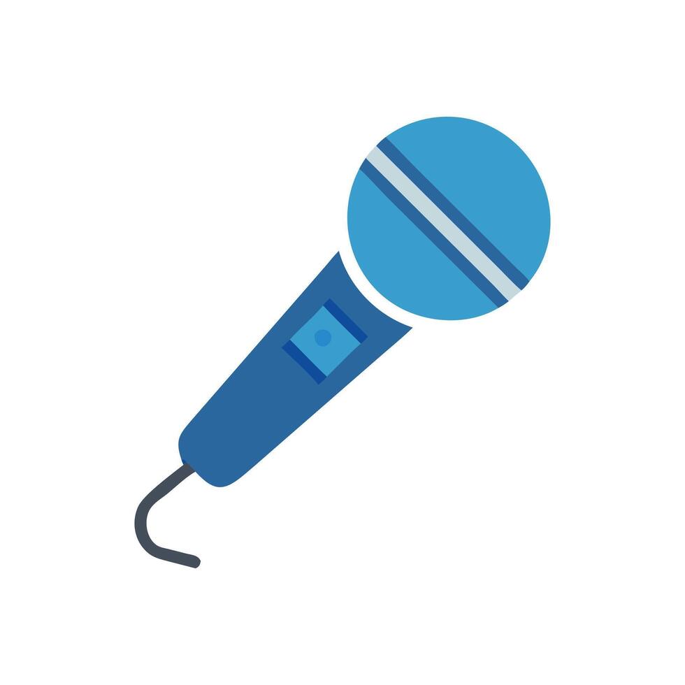 Microphone Icon for Rap Music vector