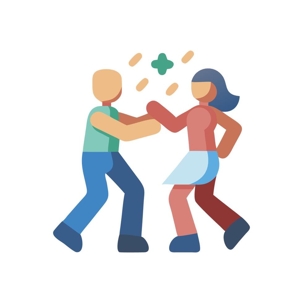 SVG Icon for Salsa Dancing vector