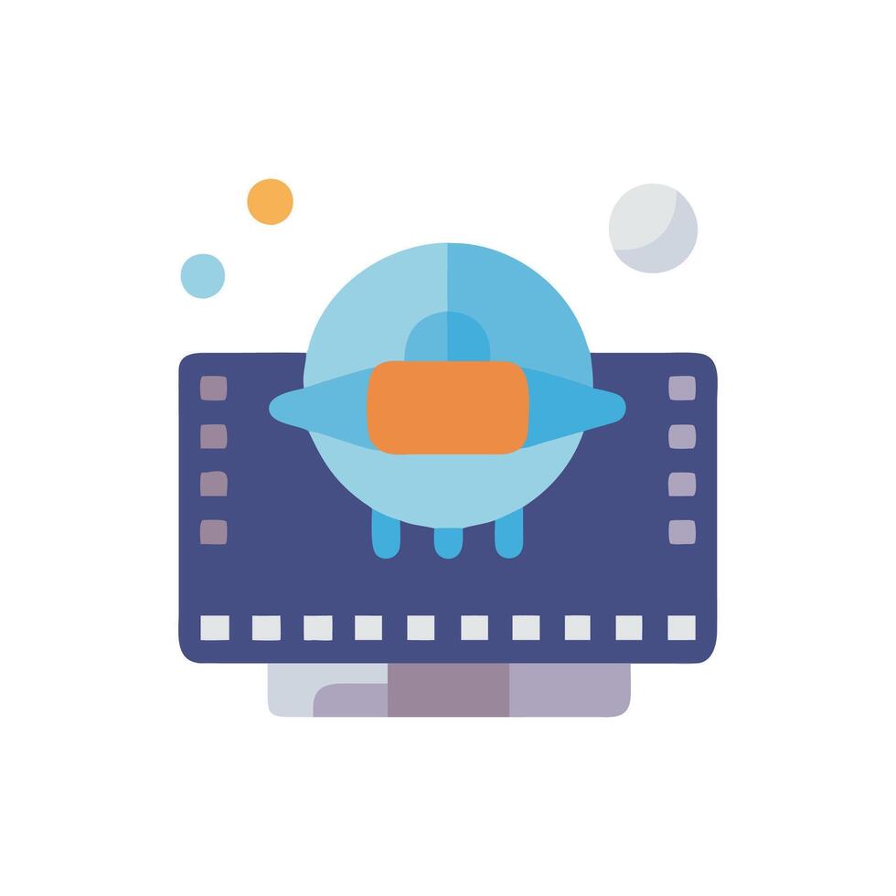 Icon for SciFi Film Genres vector