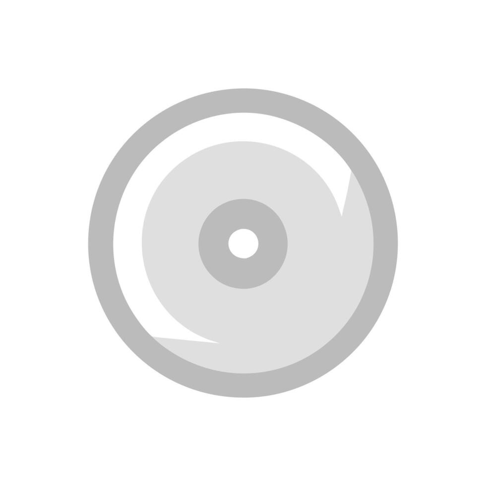 Silver Record Icon for Music Awards vector
