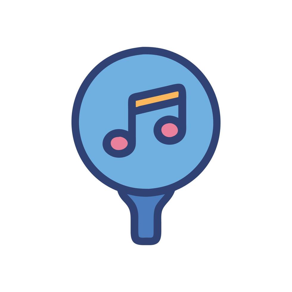 SingAlong Icon for Music Events vector
