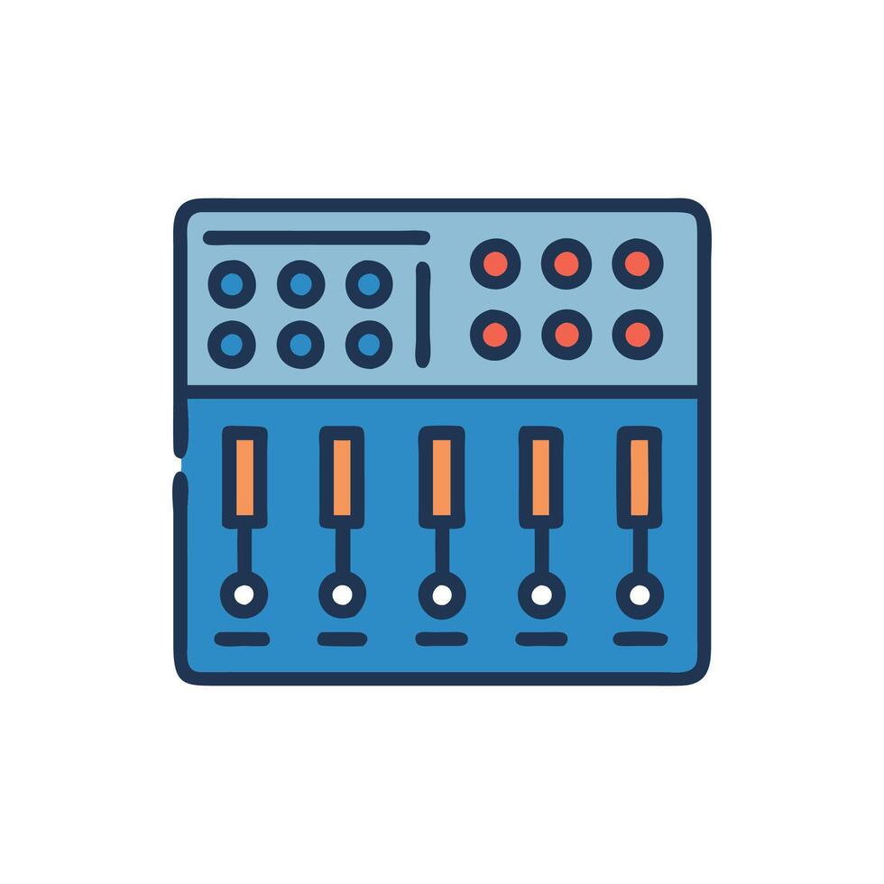 Icon for Mixing Sound Levels vector