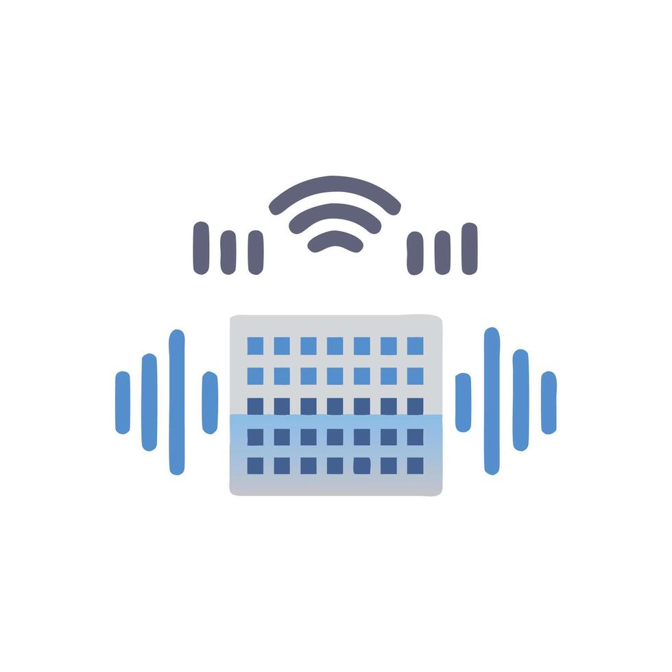 Icon for Sound Wave Equalization vector