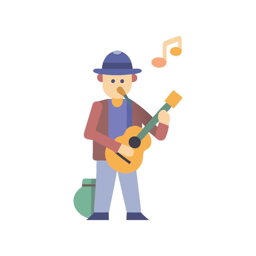 SVG Icon for Street Musicians vector