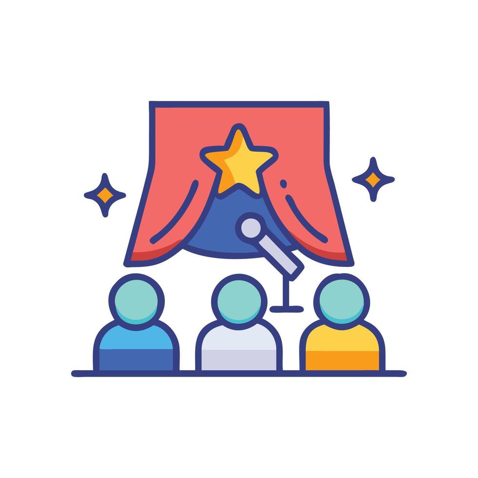 SVG Icon for Talent Shows vector