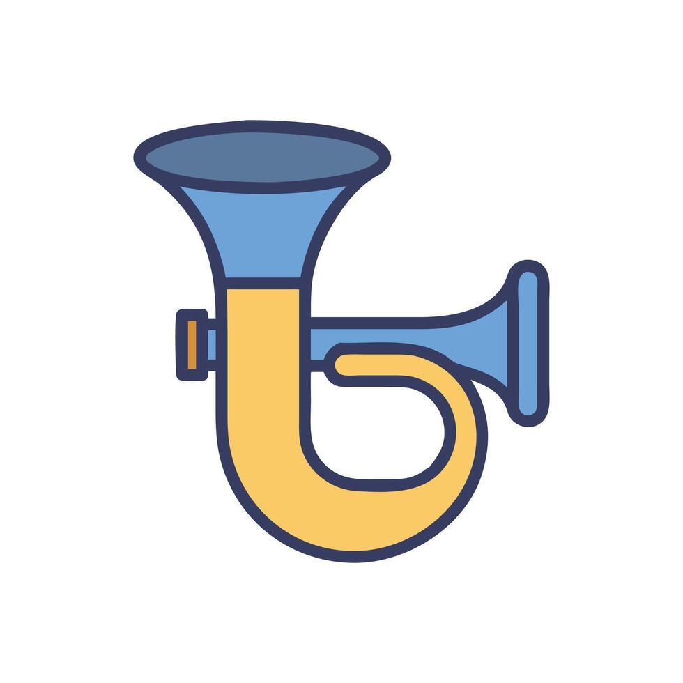 Tuba Icon for Brass Instruments vector