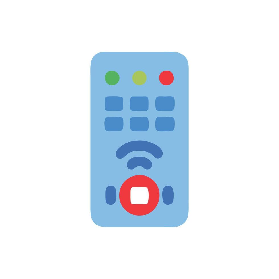 TV Remote Icon for Control vector